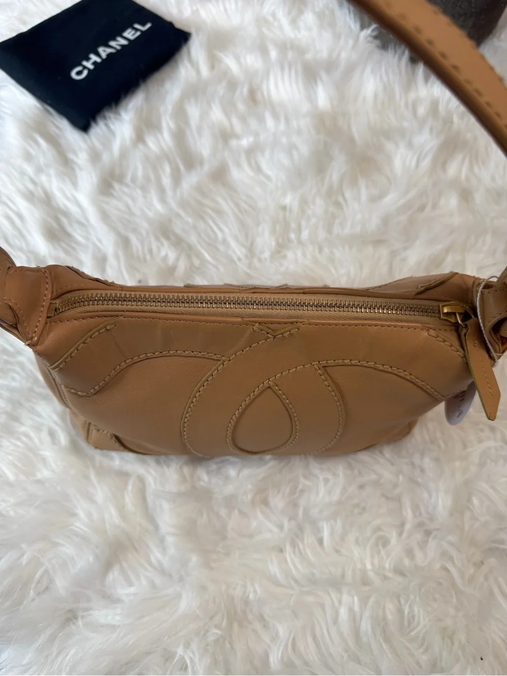 CHANEL elegant tan